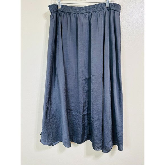 Old Navy Women's Midi Skirt with Handkerchief Hem and Side Slit, Size L - Picture 1 of 3